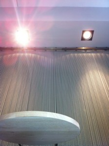 4.5mm antique bronze ball chain curtain 50% space