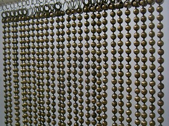 Beaded Curtains - Ball Chain Curtain, Link Chain Curtain, Metal Wire ...