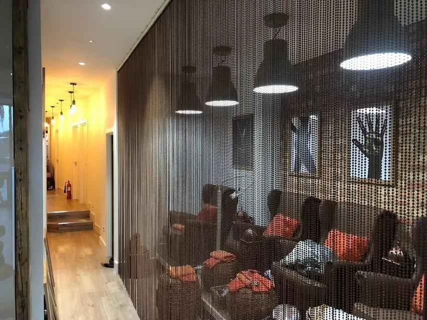 ball chain room divider project finished in UK by T&F,One set for order,customized according your specific.